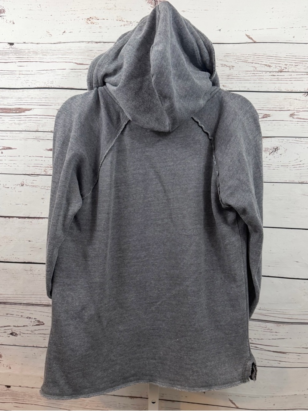 Ocean Drive Santa Cruz CA Gray Hoodie with Pastel Floral Graphic Medium - Picture 5 of 8